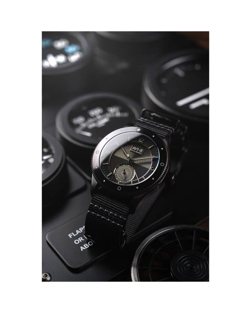 AVI-8 Watch Flyboy Airmaster Sector Black AV-4112-05