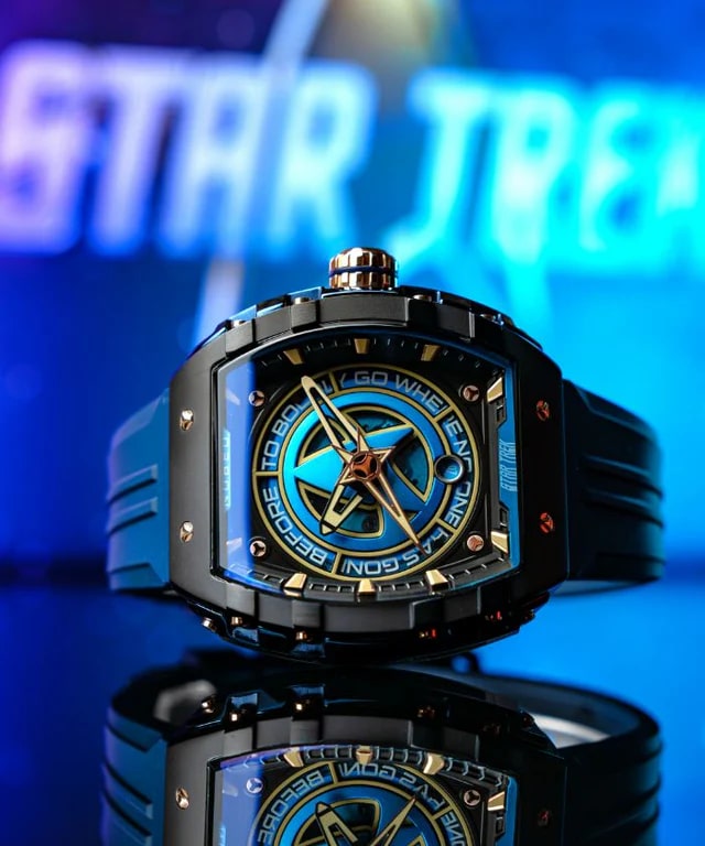 Nubeo Watch Star Trek Starfleet Automatic Warp Blue NB-6098-03 Nubeo Watch Star Trek Starfleet Automatic Warp Blue NB-6098-03