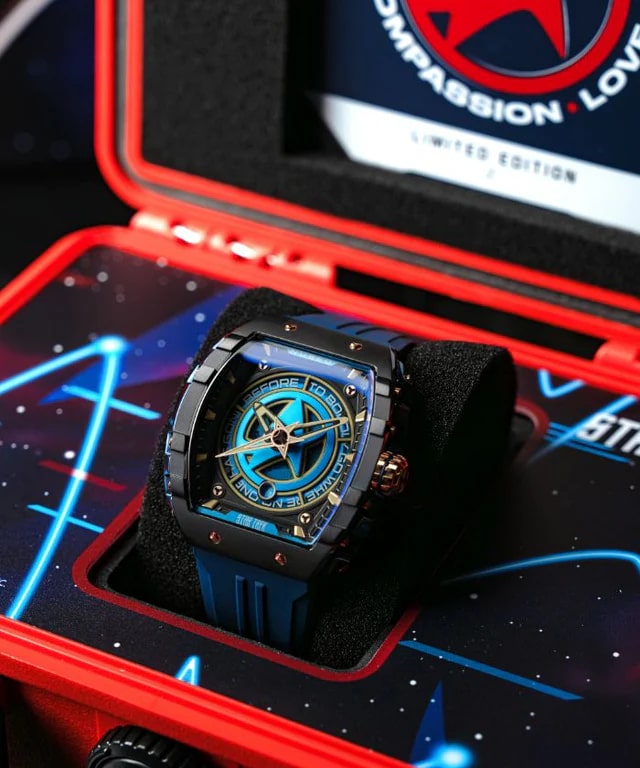 Nubeo Watch Star Trek Starfleet Automatic Warp Blue NB-6098-03 Nubeo Watch Star Trek Starfleet Automatic Warp Blue NB-6098-03