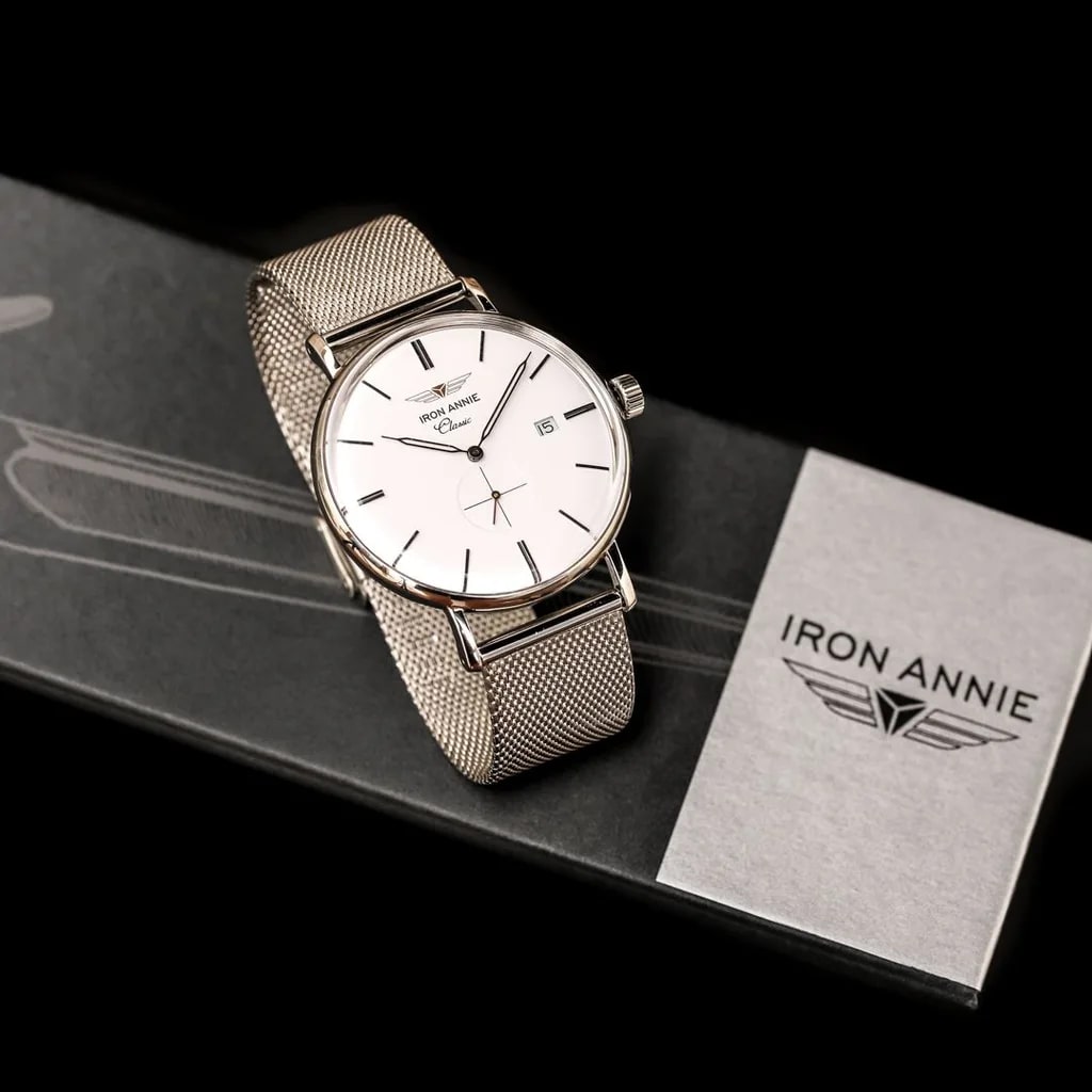 Iron Annie watch Classic White Steel I-5938M-1- Quartz Watch
