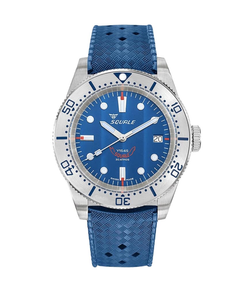 スティクノリ Squale Watch Series 1545 Blue Rubber 1545SSBLC.HTB