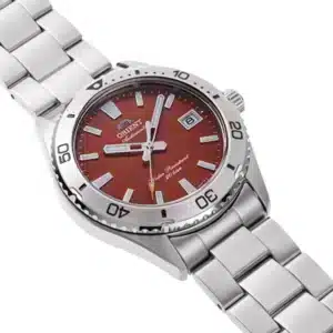 OrientMako40RedDialAutomaticDiveSportsWatchRA AC0Q09R