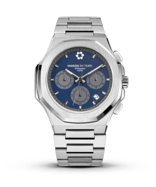 Maison du temps Watch MT GAMMA CHRONO ACIER BLEU