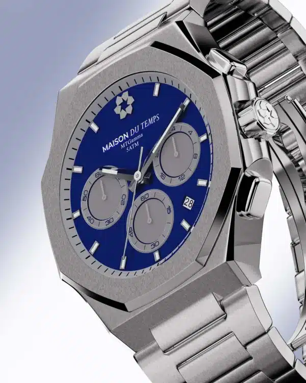 Maison du temps Watch MT GAMMA CHRONO ACIER BLEU c