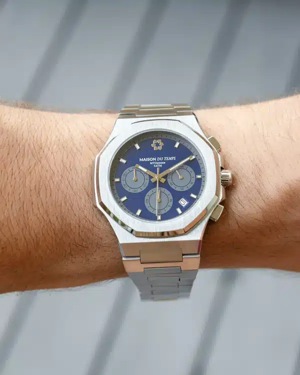 Maison du temps Watch MT GAMMA CHRONO ACIER BLEU d