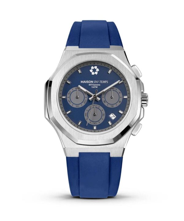 Maison du temps Watch MT GAMMA CHRONO SILICONE BLEU