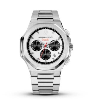 Maison du temps Watch MT GAMMA CHRONOGRAPHE ACIER BLANC