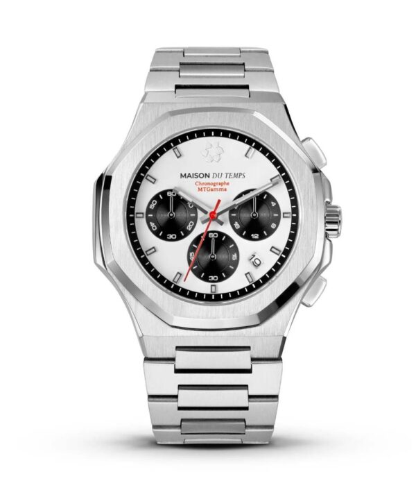 Maison du temps Watch MT GAMMA CHRONOGRAPHE ACIER BLANC