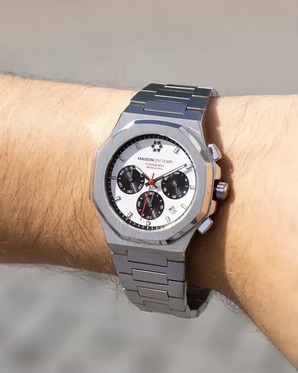 Maison du temps Watch MT GAMMA CHRONOGRAPHE ACIER BLANC d