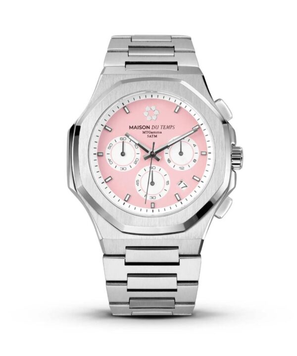 Maison du temps Watch MT GAMMA CHRONOGRAPHE ACIER ROSE