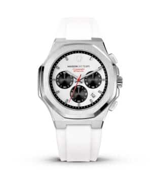 Maison du temps Watch MT GAMMA CHRONOGRAPHE SILICONE BLANC