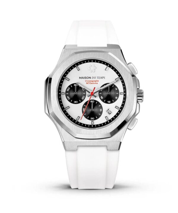 Maison du temps Watch MT GAMMA CHRONOGRAPHE SILICONE BLANC