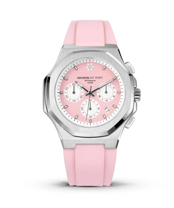 Maison du temps Watch MT GAMMA CHRONOGRAPHE SILICONE ROSE
