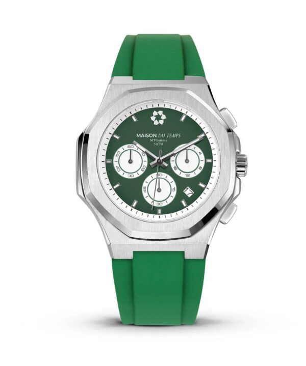 Maison du temps Watch MT GAMMA CHRONOGRAPHE SILICONE VERT