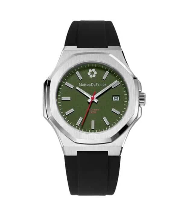 Maison du temps Watch MT GAMMA KAKI SILICONE NOIR