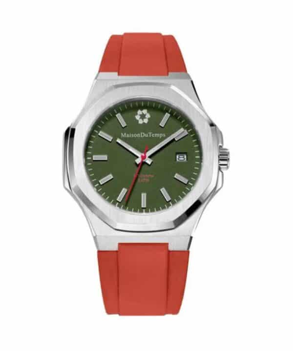 Maison du temps Watch MT GAMMA KAKI SILICONE ORANGE