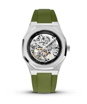 Maison du temps Watch MT BETA SQUELETTE SILICONE KAKI