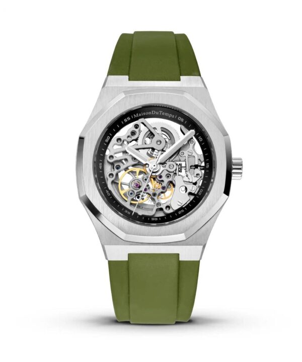 Maison du temps Watch MT BETA SQUELETTE SILICONE KAKI Maison du temps Watch MT BETA SQUELETTE SILICONE KAKI