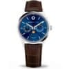 Maison du temps Watch MTOMICRON BLEU MOONPHASE CUIR