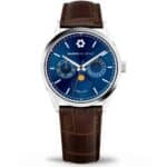 Maison du temps Watch MTOMICRON BLEU MOONPHASE CUIR