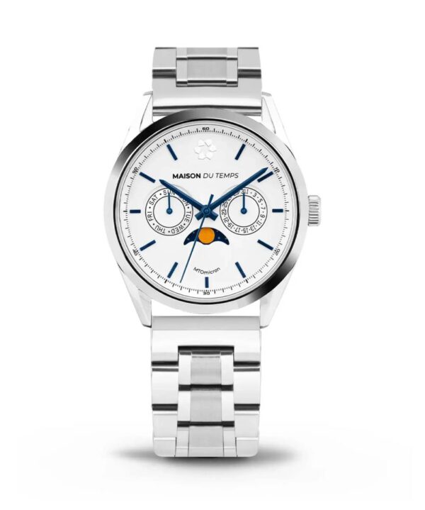 Maison du temps Watch MTOMICRON MOONPHASE BLANC Maison du temps Watch MTOMICRON MOONPHASE BLANC