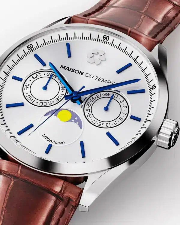 Maison du temps Watch MTOMICRON MOONPHASE BLANC d
