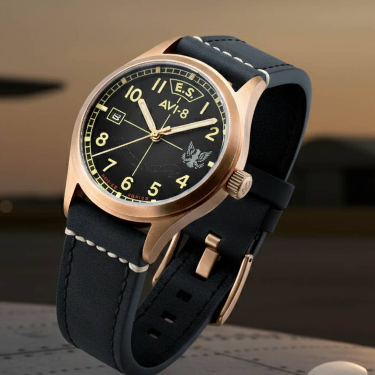 AVI-8 Watch Flyboy Eagle Squadron LE Gravesend AV-4145-01