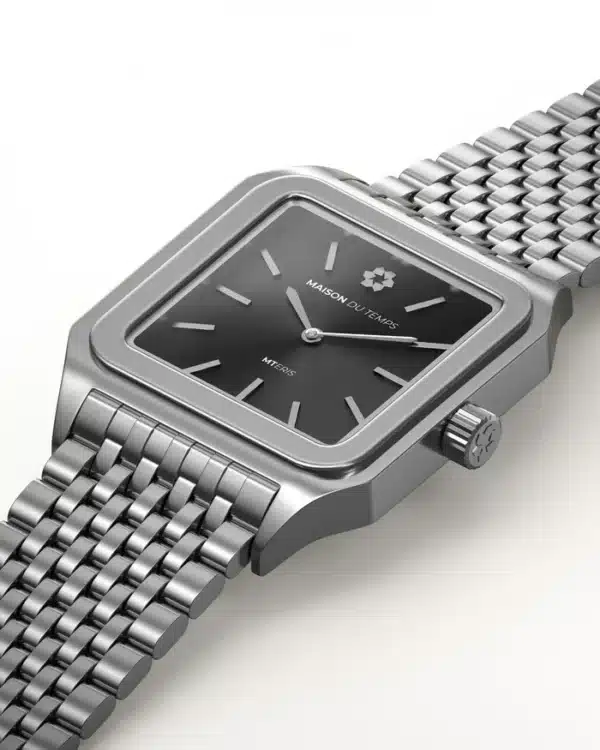 Maison du Temps MTERIS NOIR ACIER b