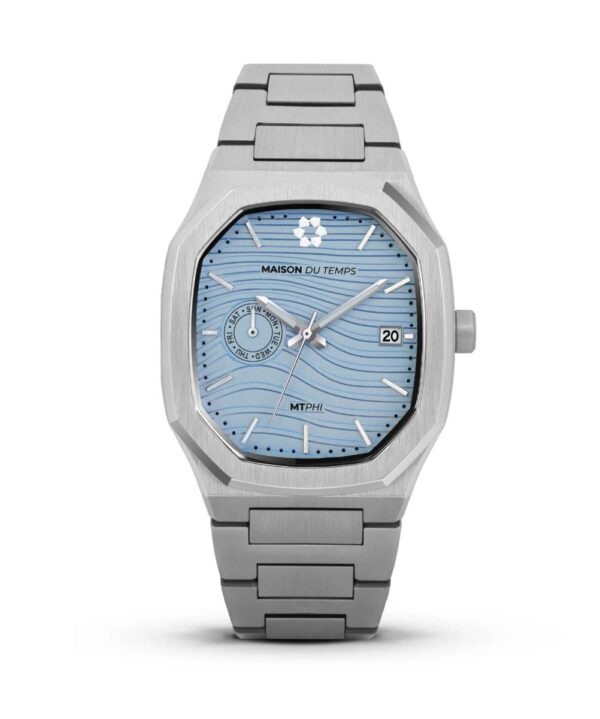 Maison du Temps MTPHI DAY DATE ACIER BLEU