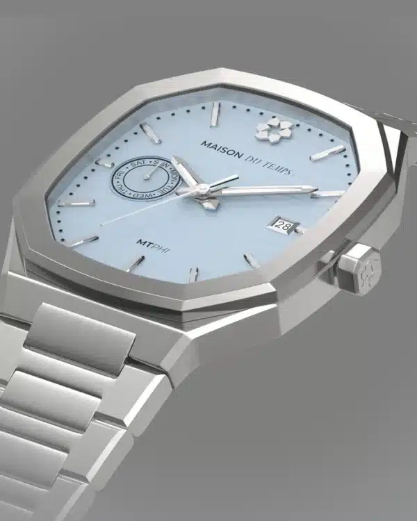 Maison du Temps MTPHI DAY DATE ACIER BLEU b