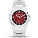 Maison du temps Watch MT ZETA ARABIC ROUGE ACIER