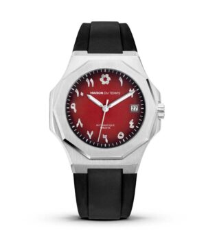 Maison du temps Watch MT ZETA ARABIC ROUGE SILICONE NOIR Maison du temps Watch MT ZETA ARABIC ROUGE SILICONE NOIR