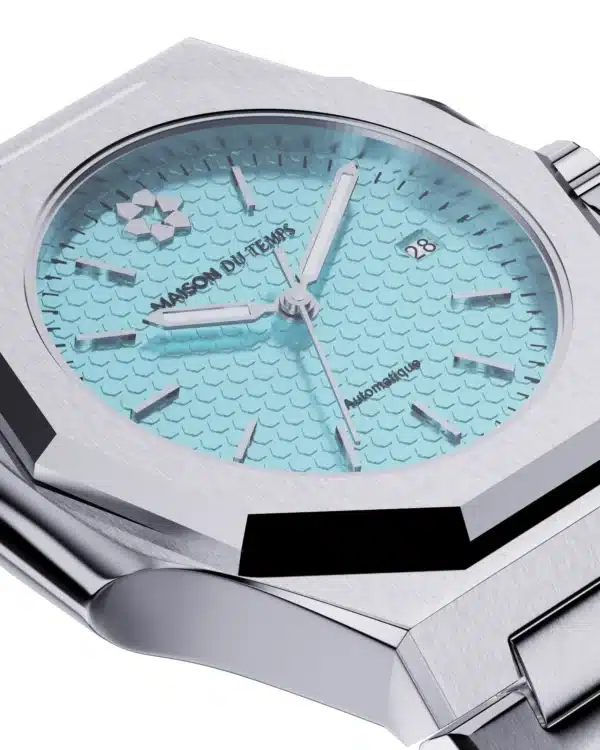 Maison du temps Watch MT ZETA TURQUOISE ACIER a Maison du temps Watch MT ZETA TURQUOISE ACIER a