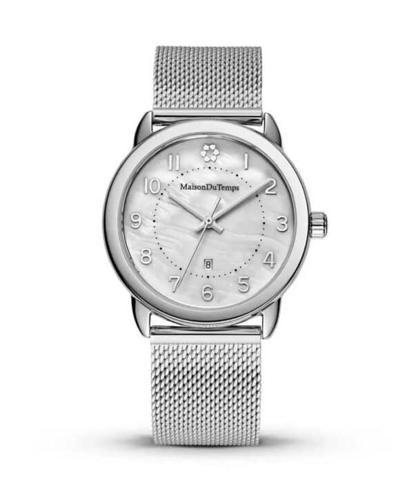 Maison du temps Watch MTMu NACRÉ BLANC