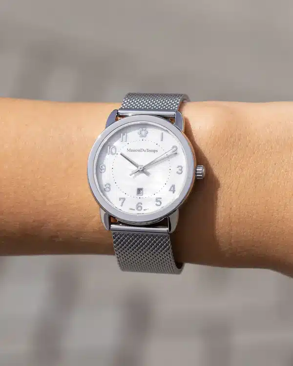 Maison du temps Watch MTMu NACRÉ BLANC d