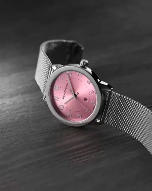Maison du temps Watch MTMu NACRÉ ROSE b