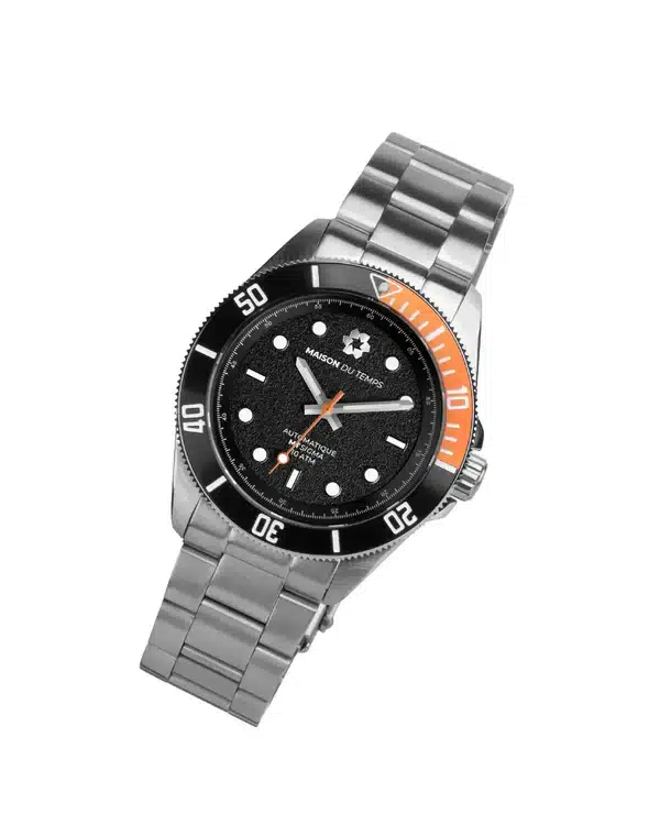Maison du temps Watch MTSIGMA LUNETTE NOIRE ORANGE ACIER c Maison du temps Watch MTSIGMA LUNETTE NOIRE ORANGE ACIER c