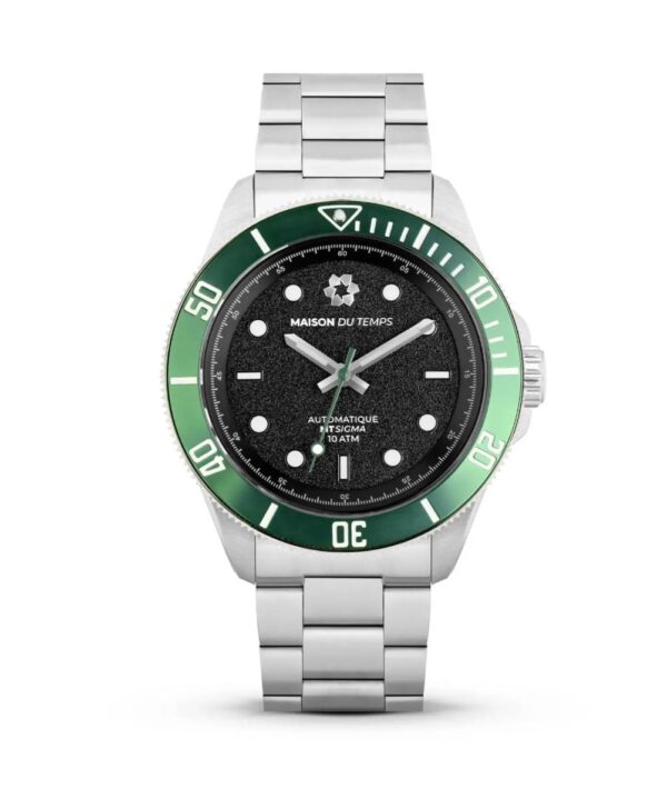 Maison du temps Watch MTSIGMA LUNETTE VERTE ACIER Maison du temps Watch MTSIGMA LUNETTE VERTE ACIER