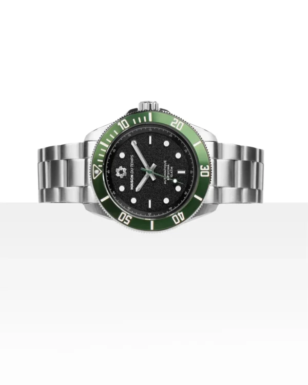 Maison du temps Watch MTSIGMA LUNETTE VERTE ACIER b Maison du temps Watch MTSIGMA LUNETTE VERTE ACIER b